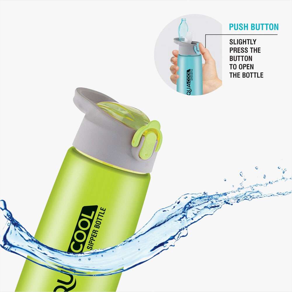 AQUACOOL Sipper Plastic Bottle for Gym