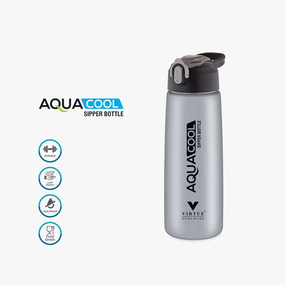 AQUACOOL Sipper Plastic Bottle for Gym