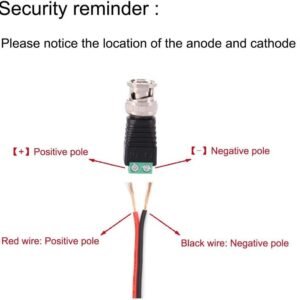 VOOCME BNC Male Green Head Terminal Plug BNC Screw Monitoring Video Connectr (10 Pack). BNC CONNECTOR Wire Connector - image 1