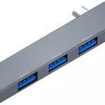 VOOCME USB3.0 USB Hub Type-C USB C 3 in 1 Type-C Adapter Laptop Docking Station for MacBook Pro USB Flash Drive - image 2