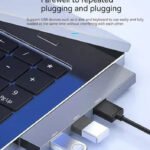 VOOCME USB3.0 USB Hub Type-C USB C 3 in 1 Type-C Adapter Laptop Docking Station for MacBook Pro USB Flash Drive - image 4