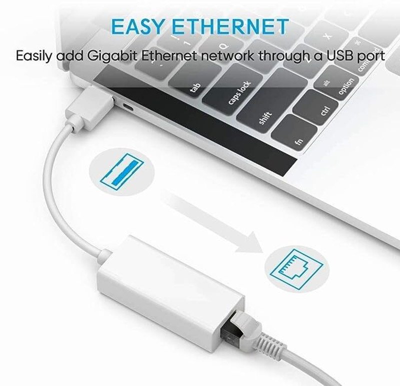 VOOCME Compatible with Windows 10/8/7/Vista/XP, Mac OS and Linux OS Wired Ethernet Lan Adapter compatible with Linux - image 5