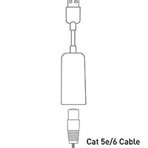 VOOCME Compatible with Windows 10/8/7/Vista/XP, Mac OS and Linux OS Wired Ethernet Lan Adapter compatible with Linux - image 1