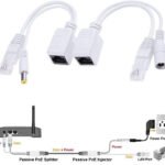 VOOCME Passive PoE Injector and Splitter Pair (Set of 1) CPOE/1P. Wired Ethernet Lan Adapter compatible with Windows - image 2