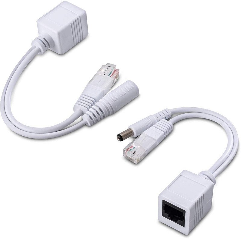 VOOCME Passive PoE Injector and Splitter Pair (Set of 1) CPOE/1P. Wired Ethernet Lan Adapter compatible with Windows - image 3