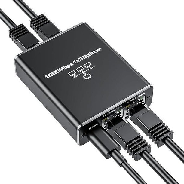 VOOCME RJ45 Ethernet Splitter - VOOCME 1000 Mbps