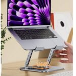 VOOCME 17 Inch Laptop Desktop Stand with Adjustable Height Heat Dissipation Suspended Metal 17 Inch Laptop Desktop Stand with Adjustable Height Heat Dissipation Iron Rotatable Laptop Stand with Adjustable Height Compatible with Universal Laptops - image 5