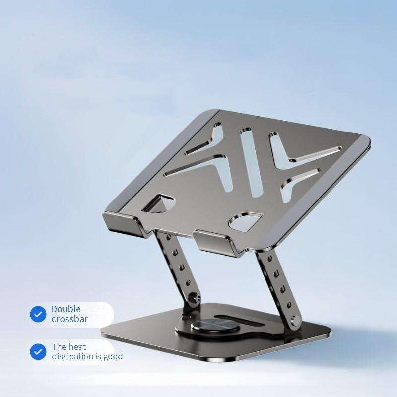 VOOCME 17 Inch Laptop Desktop Stand with Adjustable Height Heat Dissipation Suspended Metal 17 Inch Laptop Desktop Stand with Adjustable Height Heat Dissipation Iron Rotatable Laptop Stand with Adjustable Height Compatible with Universal Laptops - image 2