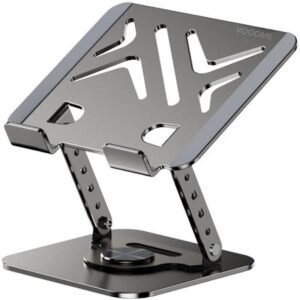 VOOCME 17 Inch Laptop Desktop Stand with Adjustable Height Heat Dissipation Suspended Metal 17 Inch Laptop Desktop Stand with Adjustable Height Heat Dissipation Iron Rotatable Laptop Stand with Adjustable Height Compatible with Universal Laptops - image 1