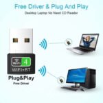 VOOCME USB WiFi Bluetooth Dongle Adapter 4.2, 150Mbps Network Card Wireless Dongle USB Adapter - image 2
