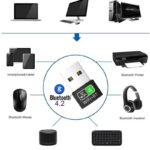 VOOCME USB WiFi Bluetooth Dongle Adapter 4.2, 150Mbps Network Card Wireless Dongle USB Adapter - image 4