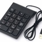 VOOCME Wired Numeric Keypad Slim Mini Number Pad Digital Keyboard 18 Keys Numpad Laptop Keyboard Replacement Key - image 1