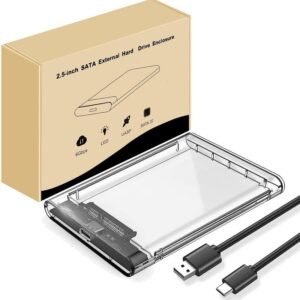 VOOCME Type C to SATA III External HDD Case 2.5 inch Water Proof usb cable - image 1