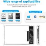VOOCME Type C to SATA III External HDD Case 2.5 inch Water Proof usb cable - image 5
