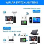 VOOCME USB Bluetooth 4.2 WiFi Adapter AC 150Mbps for PC, Wireless Wi-Fi Dongle Dual Band 2.4G Support Windows 10/8.1/8/7 / XP/Vista USB Hub - image 3