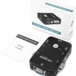VOOCME 2 Port USB KVM Switch Box to Control up to 2 Computers 2 in 1 Out Switch Media Streaming Device - image 5