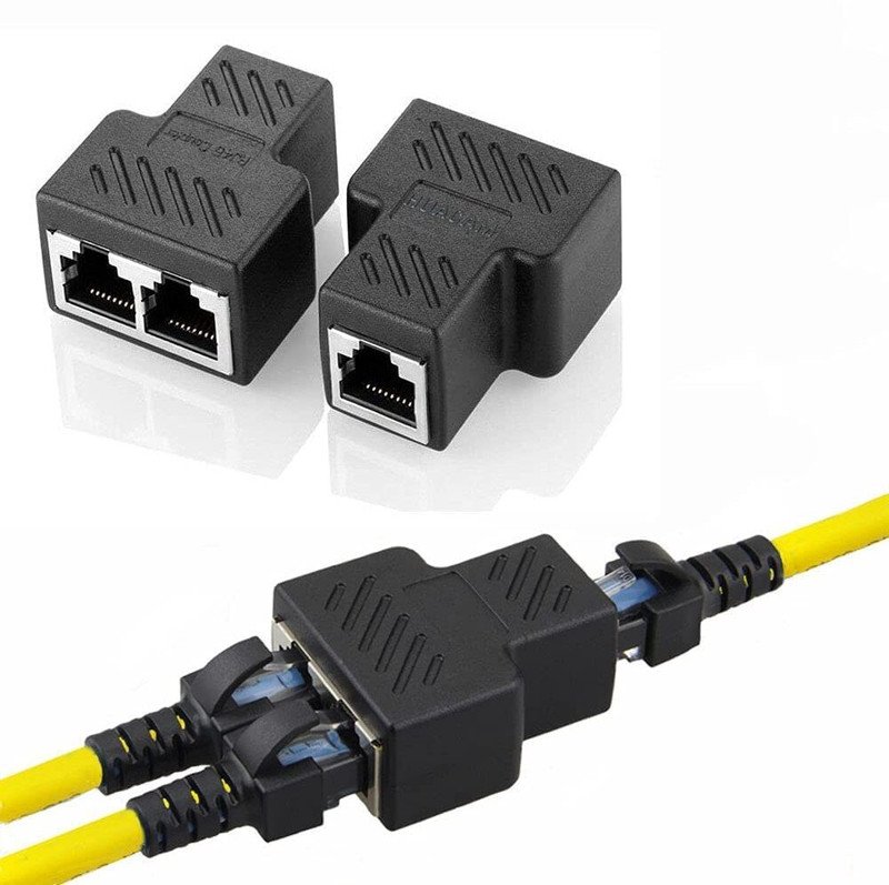 VOOCME 1 to 2 Ethernet Splitter Coupler Wired Ethernet Lan Adapter compatible with Mac, Windows - image 5