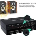 VOOCME 2x4 HDMI Matrix Switch 4K 60Hz 2 in 4 Out Matrix HDMI Switch Splitter Converter Media Streaming Device - image 3