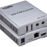 VOOCME HDMI Extender 60m with KVM Audio Output IR Control Support USB 42 cm KVM Console - image 1