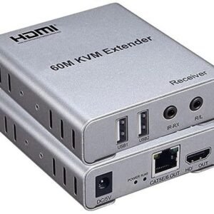 VOOCME HDMI Extender 60m with KVM Audio Output IR Control Support USB 42 cm KVM Console - image 1