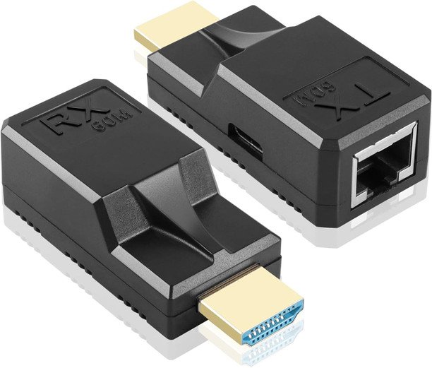 VOOCME HDMI to RJ45 Extender - VOOCME Black