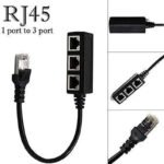 VOOCME 1 Male to 3 Female LAN Network Cable Adapter Wired Ethernet Lan Adapter compatible with Windows - image 3