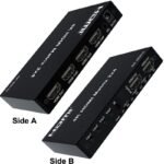 VOOCME 4K 60Hz HDMI Matrix 2x4 For Dolby HDMI Splitter Switch 2 In 4 out 4K 60hz Matrix Media Streaming Device - image 2