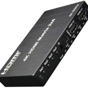 VOOCME 4K 60Hz HDMI Matrix 2x4 For Dolby HDMI Splitter Switch 2 In 4 out 4K 60hz Matrix Media Streaming Device - image 1