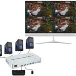 VOOCME 4X1 KVM HDMI USB Multi-viewer Quad Screen Real Time Multi-viewer with Media Streaming Device - image 4
