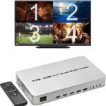 VOOCME 4X1 KVM HDMI USB Multi-viewer Quad Screen Real Time Multi-viewer with Media Streaming Device - image 5