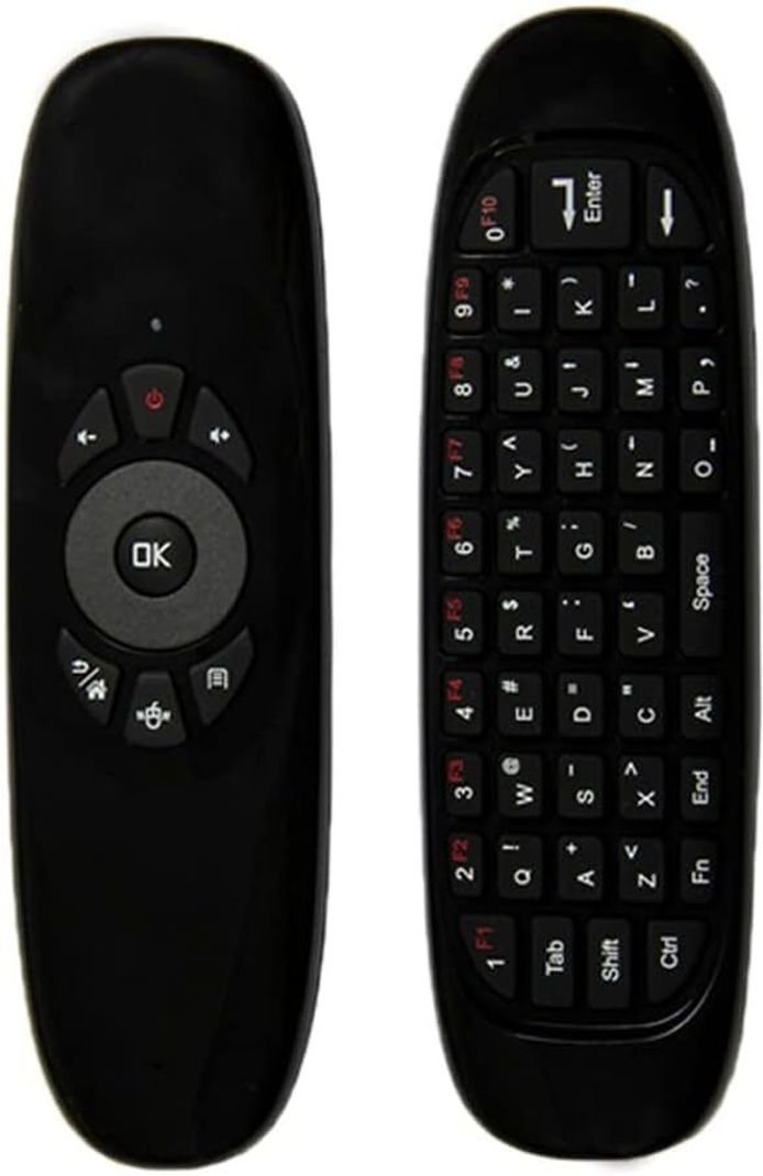 VOOCME Air Mouse Remote, C120 USB 2.4G Wireless Keyboard and Mouse Air Fly Remote Mouse Wireless Laptop-size Laptop Keyboard Compatible with Desktop, Laptop, Mac, iPad - image 1