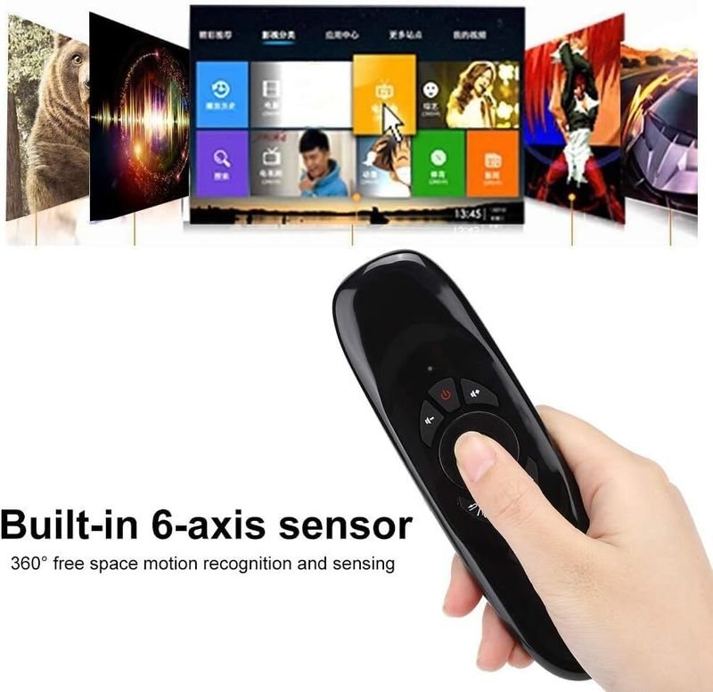 VOOCME C120 USB 2.4G Wireless Keyboard and Mouse Air Fly Remote Mouse Wired USB Laptop-size Laptop Keyboard Compatible with Desktop, Laptop, Mac - image 4