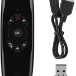 VOOCME C120 USB 2.4G Wireless Keyboard and Mouse Air Fly Remote Mouse Wired USB Laptop-size Laptop Keyboard Compatible with Desktop, Laptop, Mac - image 1