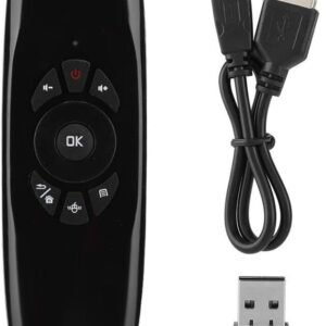 VOOCME C120 USB 2.4G Wireless Keyboard and Mouse Air Fly Remote Mouse Wired USB Laptop-size Laptop Keyboard Compatible with Desktop, Laptop, Mac - image 1