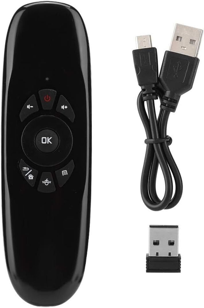 VOOCME Air Mouse Remote, C120 USB 2.4G Wireless Keyboard and Mouse Air Fly Remote Mouse Wireless Laptop-size Laptop Keyboard Compatible with Desktop, Laptop, Mac, iPad - image 3