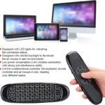 VOOCME Air Mouse Remote, C120 USB 2.4G Wireless Keyboard and Mouse Air Fly Remote Mouse Wireless Laptop-size Laptop Keyboard Compatible with Desktop, Laptop, Mac, iPad - image 4