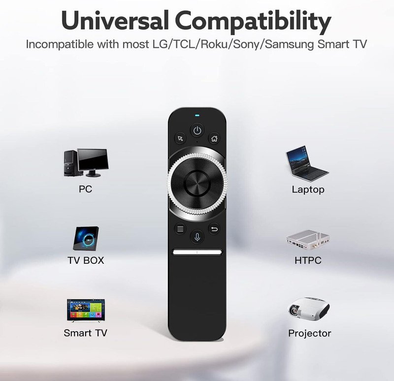 VOOCME Air Mouse Remote W1S Universal TV Voice Remote 2.4G for Windows Android Mac OS Linux - image 2