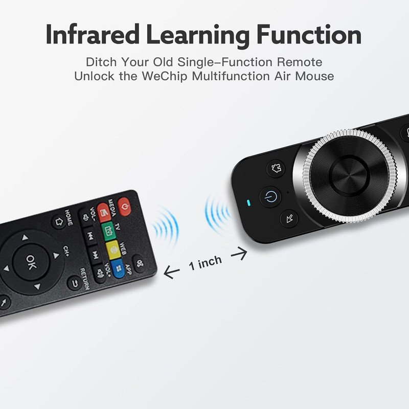VOOCME Air Mouse Remote W1S Universal TV Voice Remote 2.4G for Windows Android Mac OS Linux - image 3