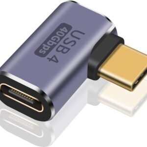 VOOCME Multicolor C 90 Degree Adapter, 40Gbps Data, 100W PD Fast Charge, 8K@60Hz Video Phone Converter - image 1