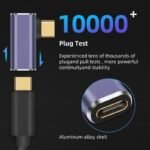 VOOCME Multicolor C 90 Degree Adapter, 40Gbps Data, 100W PD Fast Charge, 8K@60Hz Video Phone Converter - image 5