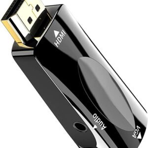 VOOCME Gold-Plated HDMI to VGA Adapter - VOOCME Black
