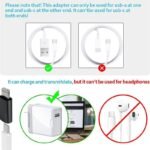 VOOCME Lighting 8 pin Adapter to Micro USB Converter Connector Data Synchronisation and Charging Compatible Laptop Accessory - image 3