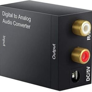VOOCME Digital to Analog Audio Converter - VOOCME Black