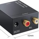 VOOCME TV-out Cable Digital to Analog Audio Converter SPDIF Optical Coax to Analog - image 2
