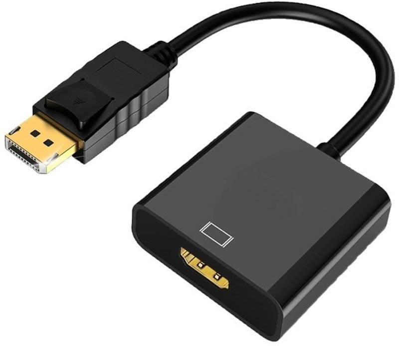 VOOCME HDMI Adapter 2 A 0.1 m NA Display Port to HDMI Adapter,1080p Display Port DP to HDMI Cable - image 1