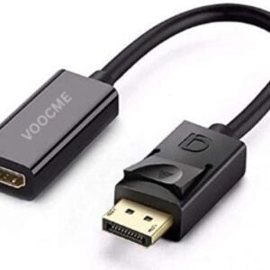 VOOCME HDMI Cable 2 A 0.15 m NA Display Port to HDMI Adapter, 1080p Display Port DP to HDMI Cable Male to Female Port Support Video... - image 1