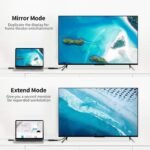 VOOCME HDMI Cable 2 A 0.15 m NA Display Port to HDMI Adapter, 1080p Display Port DP to HDMI Cable Male to Female Port Support Video... - image 5