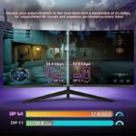 VOOCME 2-in-1 Cable 2 A 1.8 m NA DisplayPort Cable 5ft, High Speed DP 1.4 for 8K 60Hz, 4K 144Hz, 2K 240Hz 165Hz 144Hz Sync HDR HDCP, DP Male to - image 4