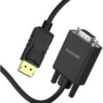 VOOCME VGA Cable 2 A 1.8 m NA DisplayPort to VGA Cable, 1.8M/5.9FT Display Port of Computer/Laptop to VGA - image 1