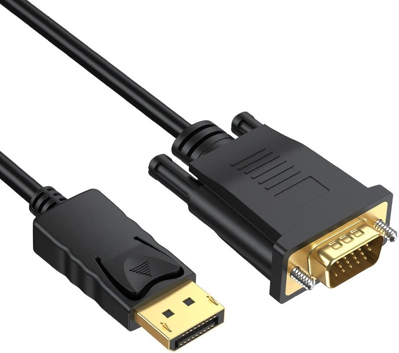 VOOCME VGA Cable 0 A 1.5 m Display Port DP To VGA Adapter Cord Male To Male - image 1